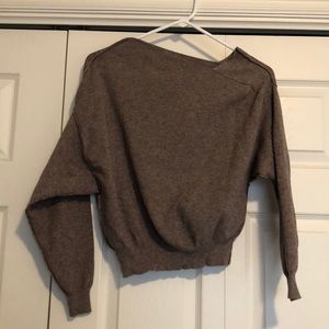 asymmetrical sweater from Böhme